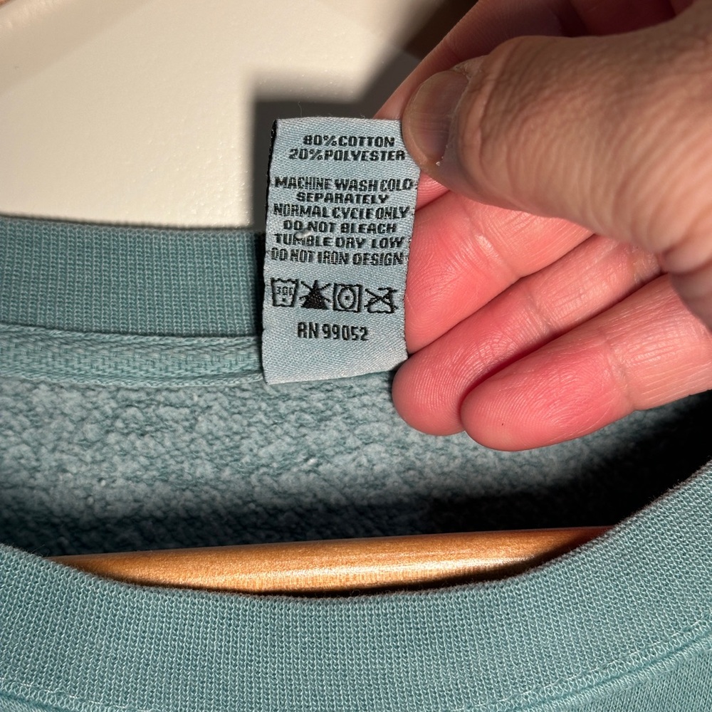 ALI WONG - Comedy Tour Pullover Sweatshirt, 2XL, Teal Green - Picture 10 of 10